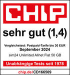 Unlimited von sim24 von CHIP mit sehr gut ausgezeichnet