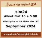 Günstigste 15 GB Allnet Flat - allnet-flat-vergleich-24.de